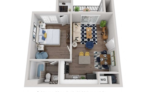 A1 Floorplan at Viva Max, San Antonio Texas  